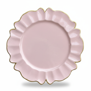 Bajo plato Imperial Rosa / Dorado